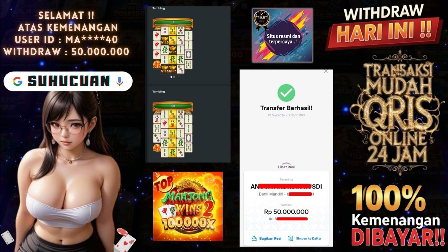 SUHUCUAN JACKPOT SLOT MAHJONG WINS 2